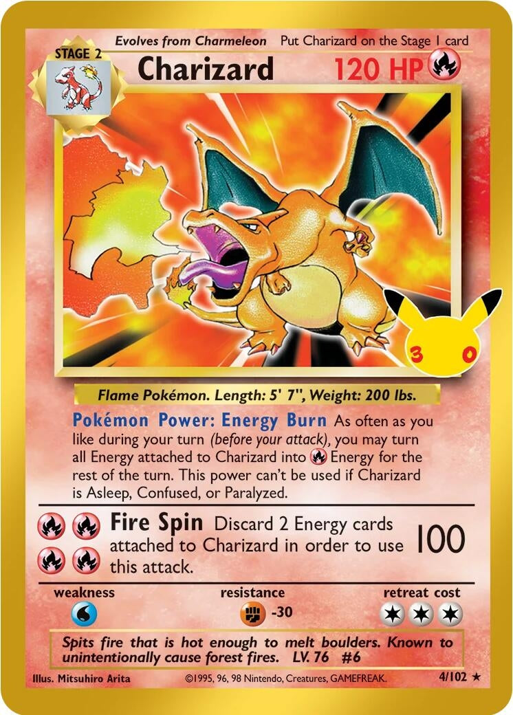 Image for (4/102) Charizard (ME: 30th Celebration Classic Collection) (30C) - Pokemon