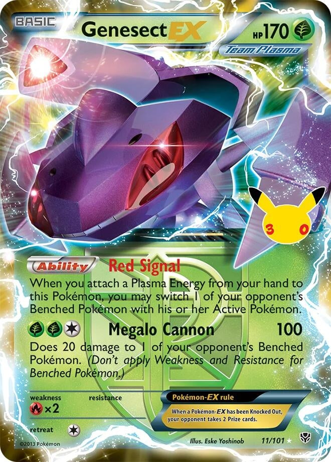 Image for (11/101) Genesect EX (Team Plasma) (ME: 30th Celebration Classic Collection) (30C) - Pokemon