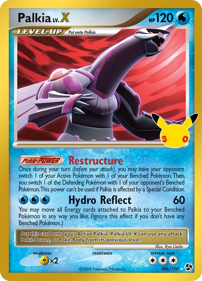 Image for (106/106) Palkia LV.X (ME: 30th Celebration Classic Collection) (30C) - Pokemon