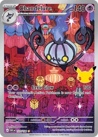 Image for (137/128) Chandelure (ME: 30th Celebration) (30C) - Pokemon