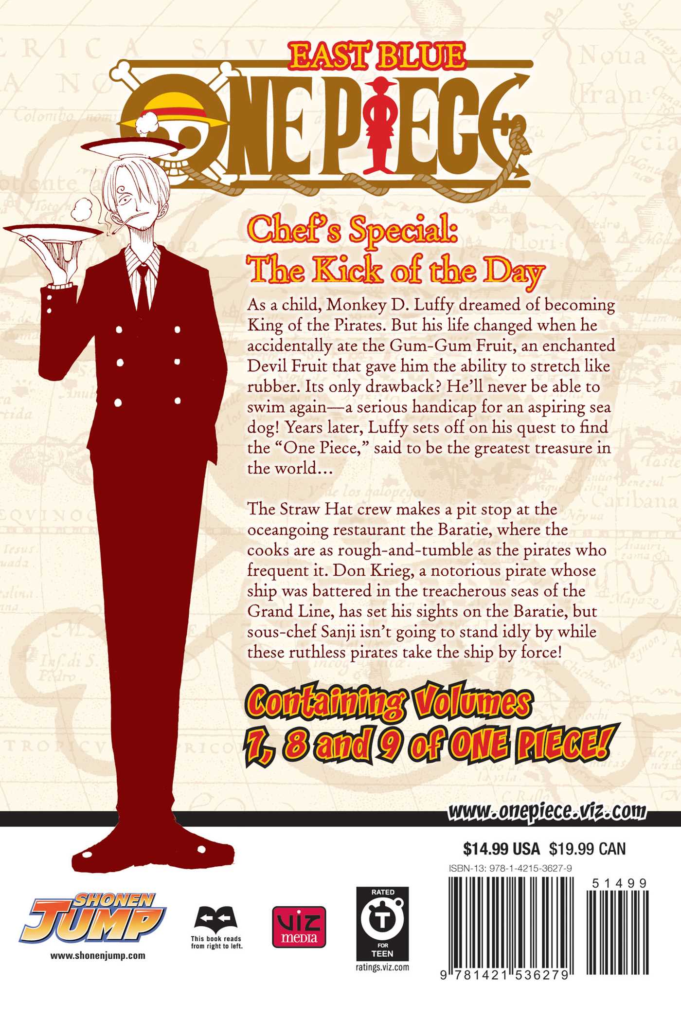One Piece (Omnibus Edition), Vol.3