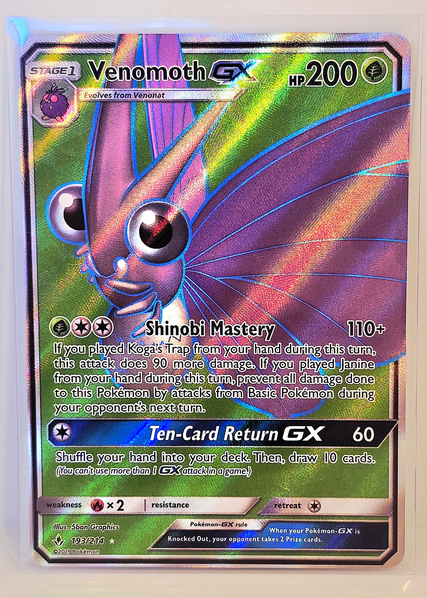 VENOMOTH GX ULTRA RARE