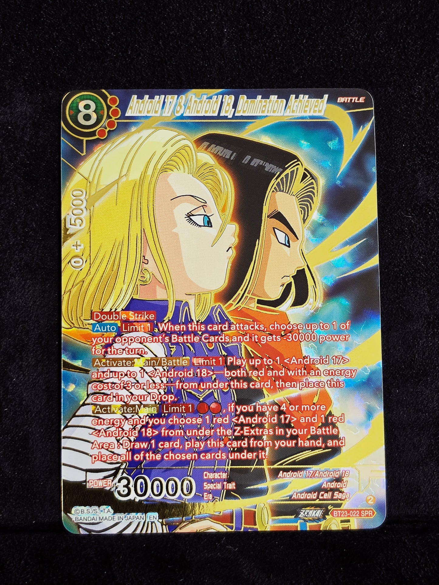 ANDROID 17 & ANDROID 18, DOMINATION ACHIEVED