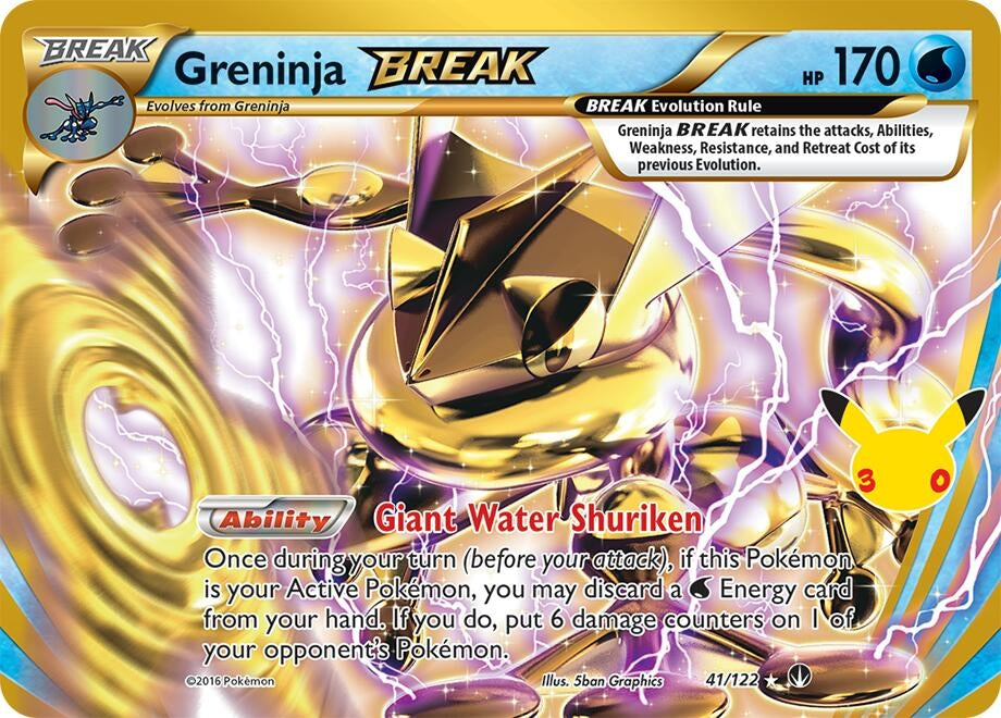 Image for (41/122) Greninja BREAK (ME: 30th Celebration Classic Collection) (30C) - Pokemon