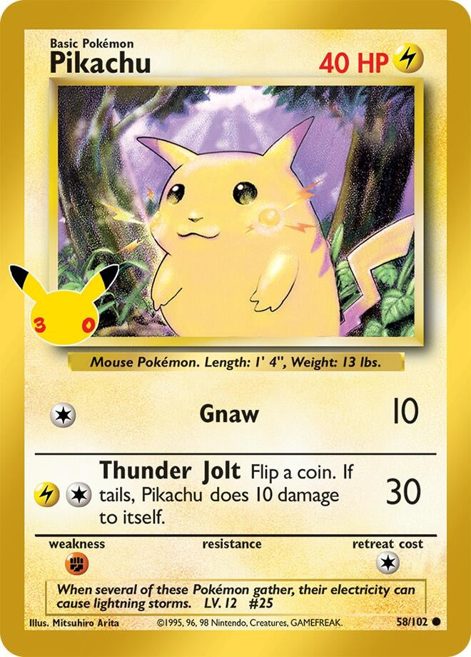 Image for (58/102) Pikachu (ME: 30th Celebration Classic Collection) (30C) - Pokemon
