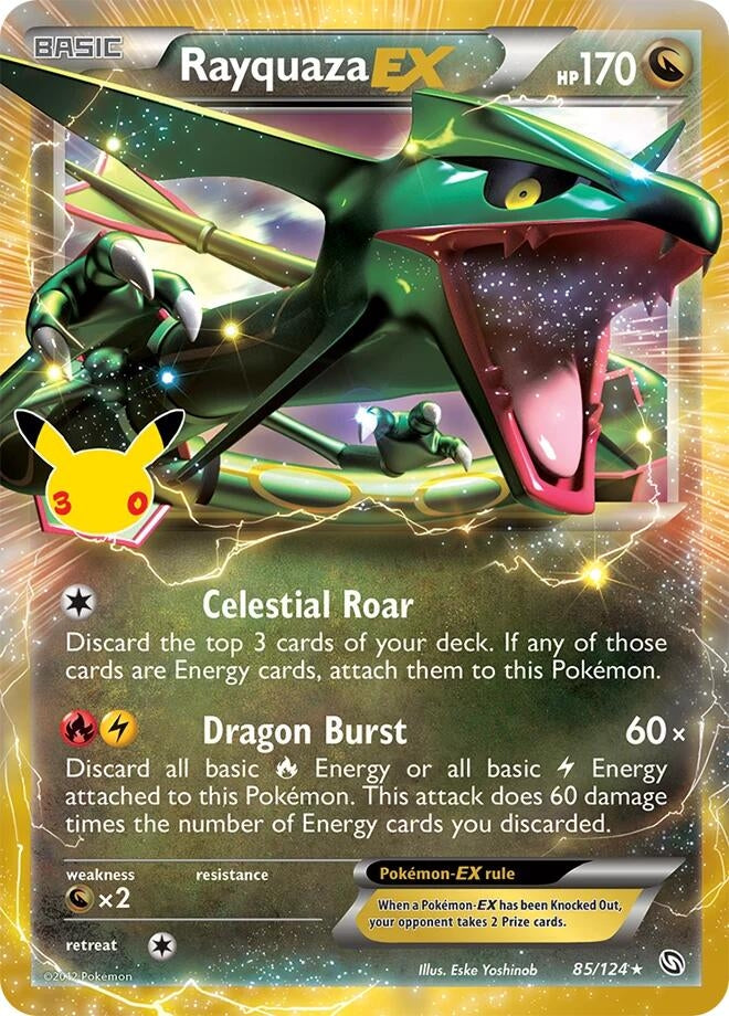 Image for (85/124) Rayquaza EX (ME: 30th Celebration Classic Collection) (30C) - Pokemon