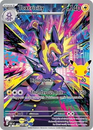Image for (134/128) Toxtricity (ME: 30th Celebration) (30C) - Pokemon