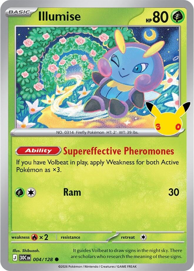 Image for (004/128) Illumise (ME: 30th Celebration) (30C) - Pokemon