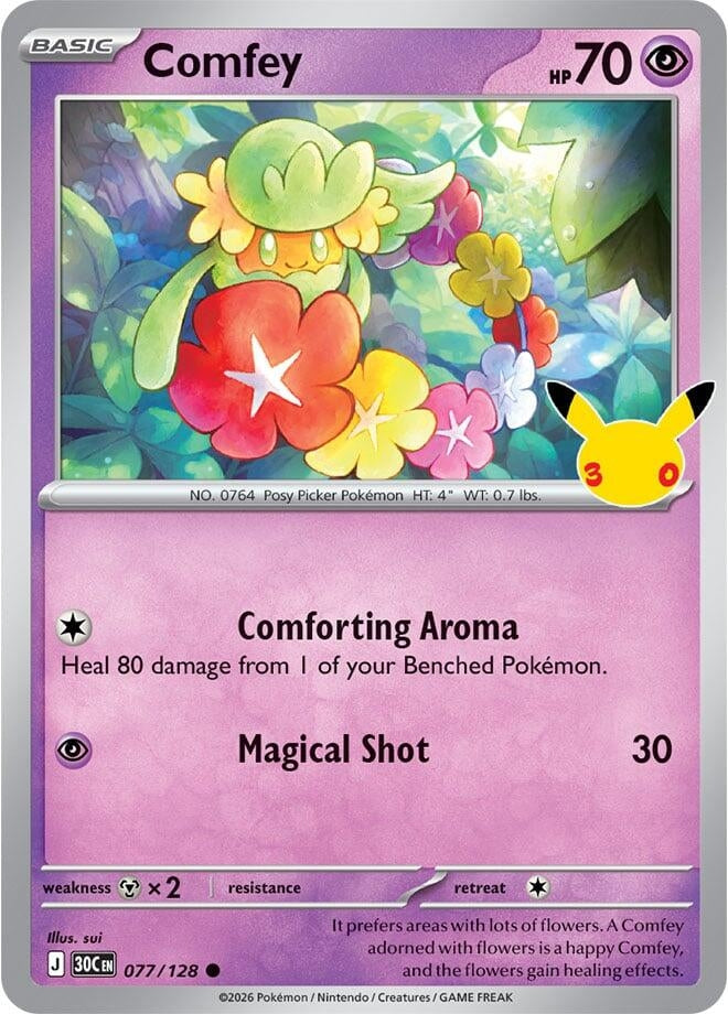 Image for (077/128) Comfey (ME: 30th Celebration) (30C) - Pokemon