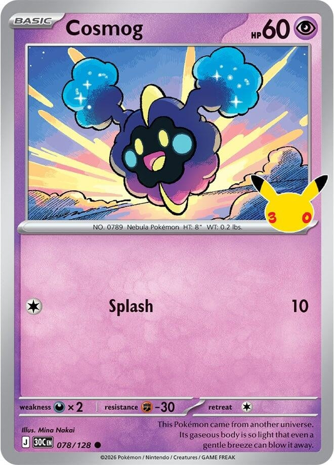 Image for (078/128) Cosmog (ME: 30th Celebration) (30C) - Pokemon