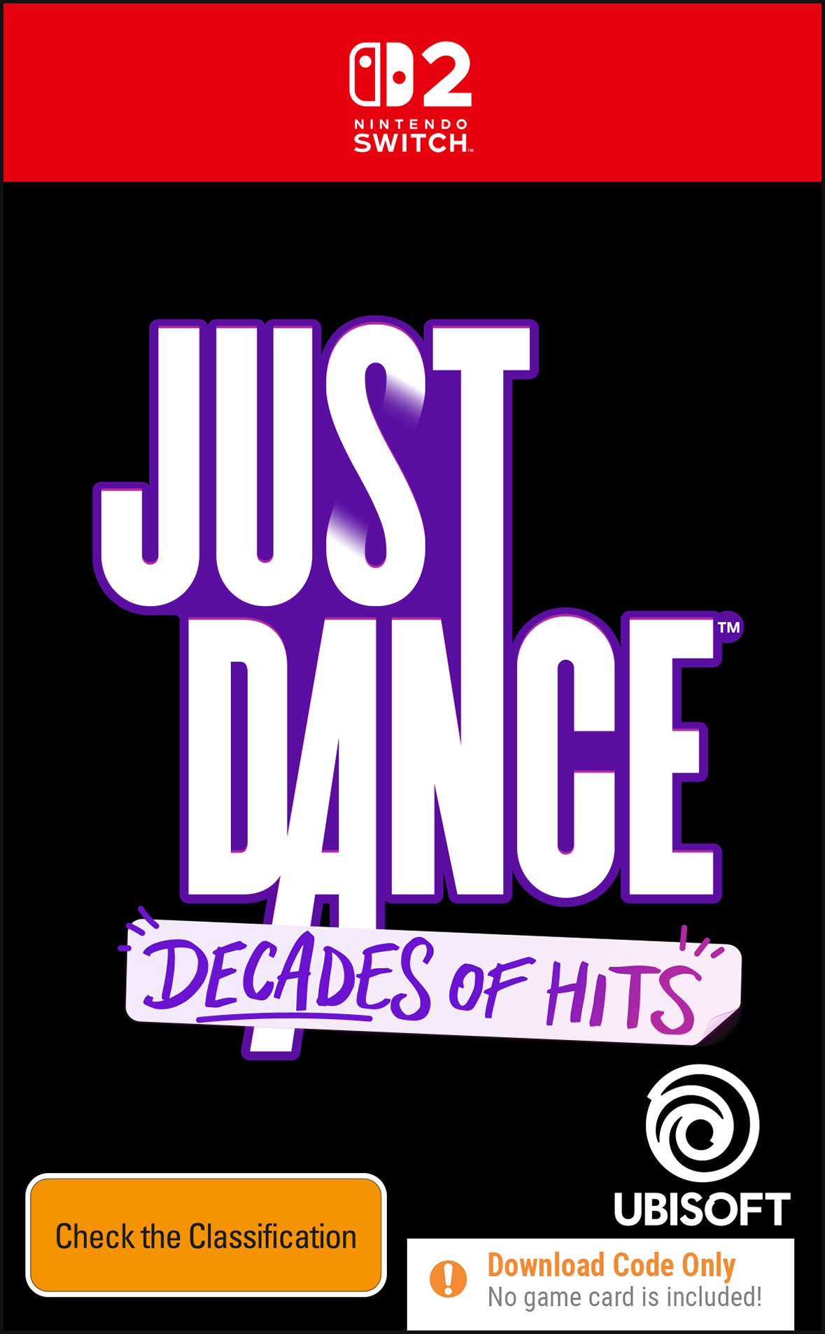 JUST DANCE DECADES OF HITS - NS2