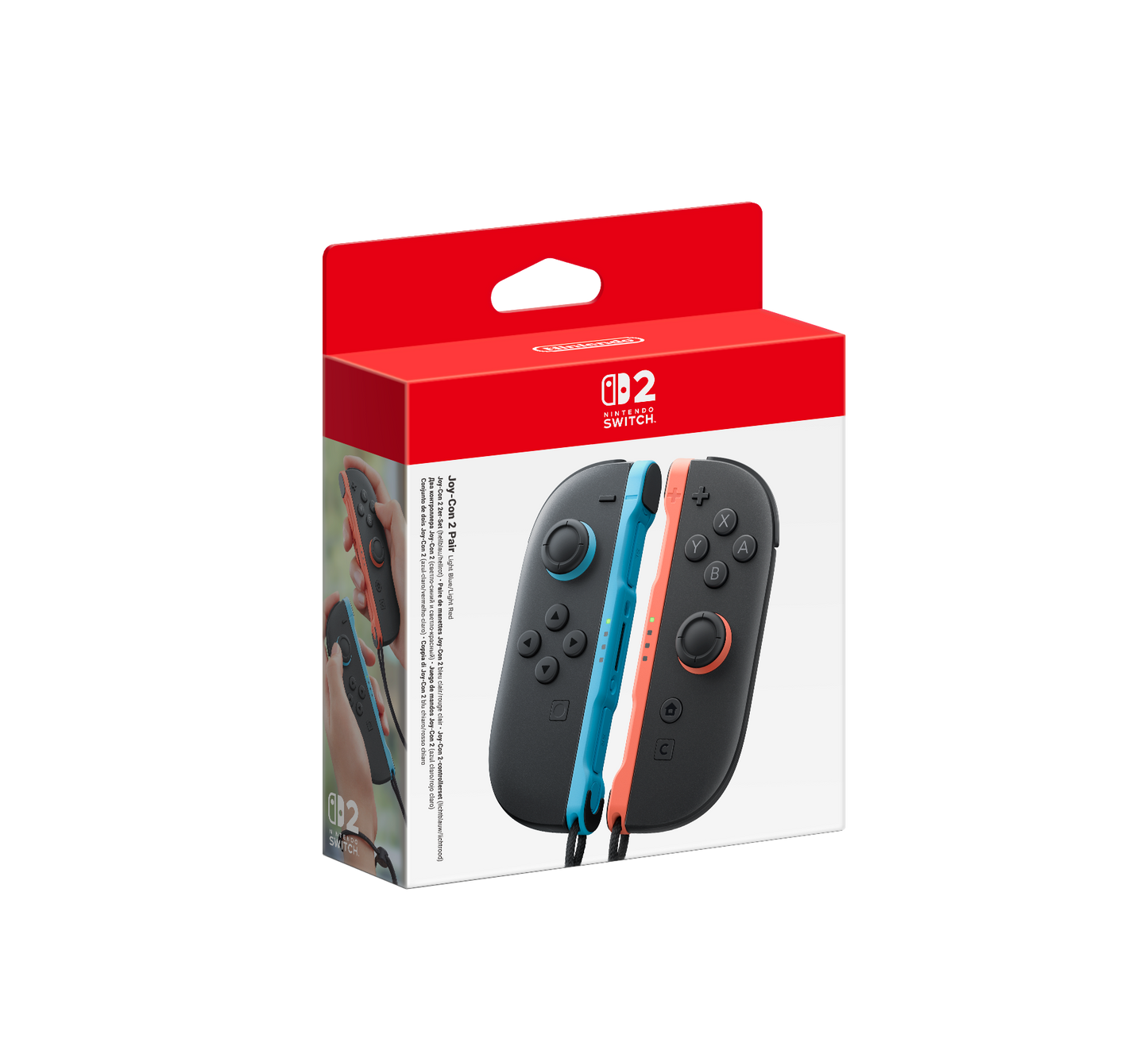Joy-Con 2 Pair - Light Blue/Light Red
