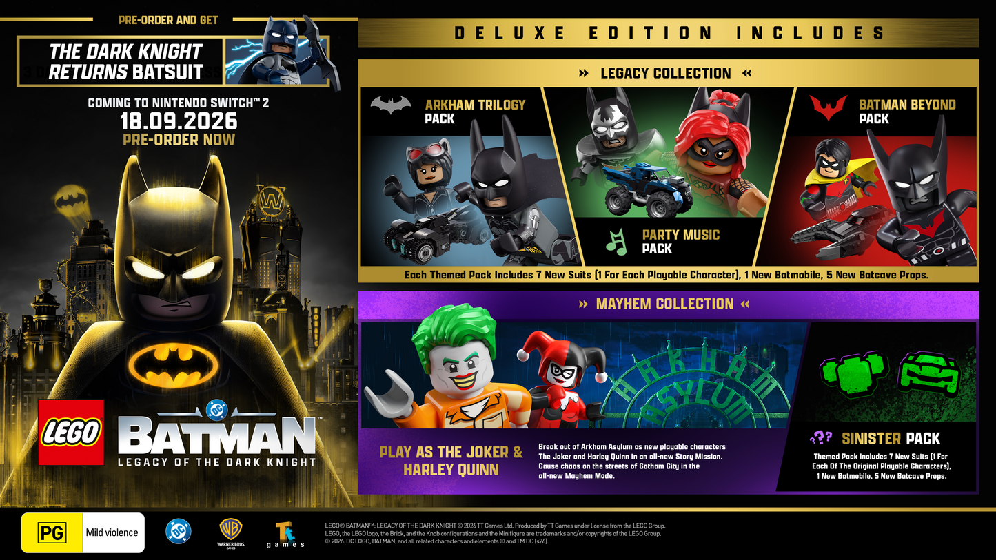LEGO BATMAN LEGACY OF THE DARK KNIGHT DELUXE EDITION