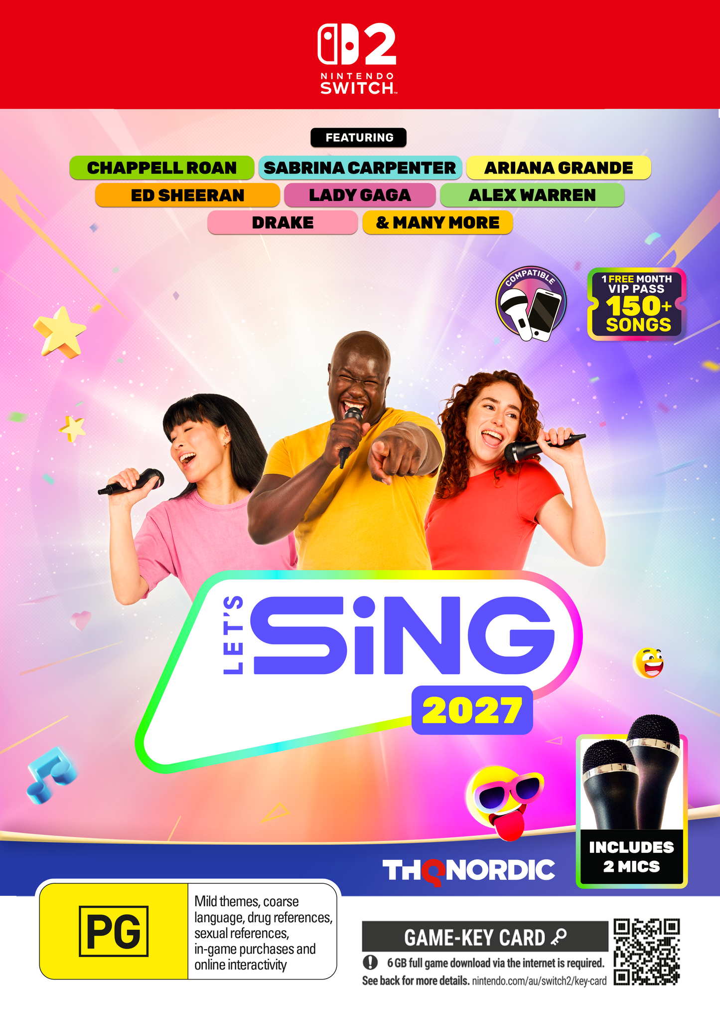 LETS SING 2027 - 2 MIC BUNDLE - SWITCH 2