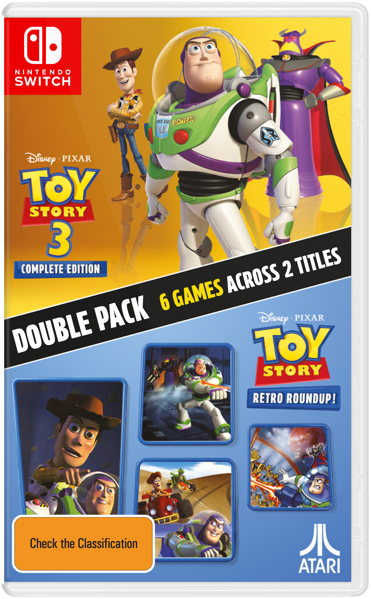 Toy Story Retro Roundup + Toy Story 3 Complete Edition Double Pack - NSW