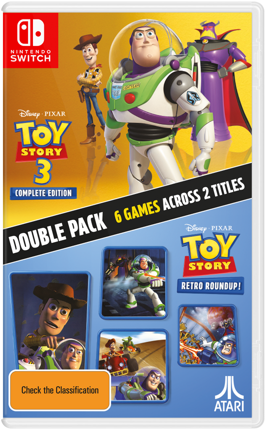 Toy Story Retro Roundup + Toy Story 3 Complete Edition Double Pack - NSW