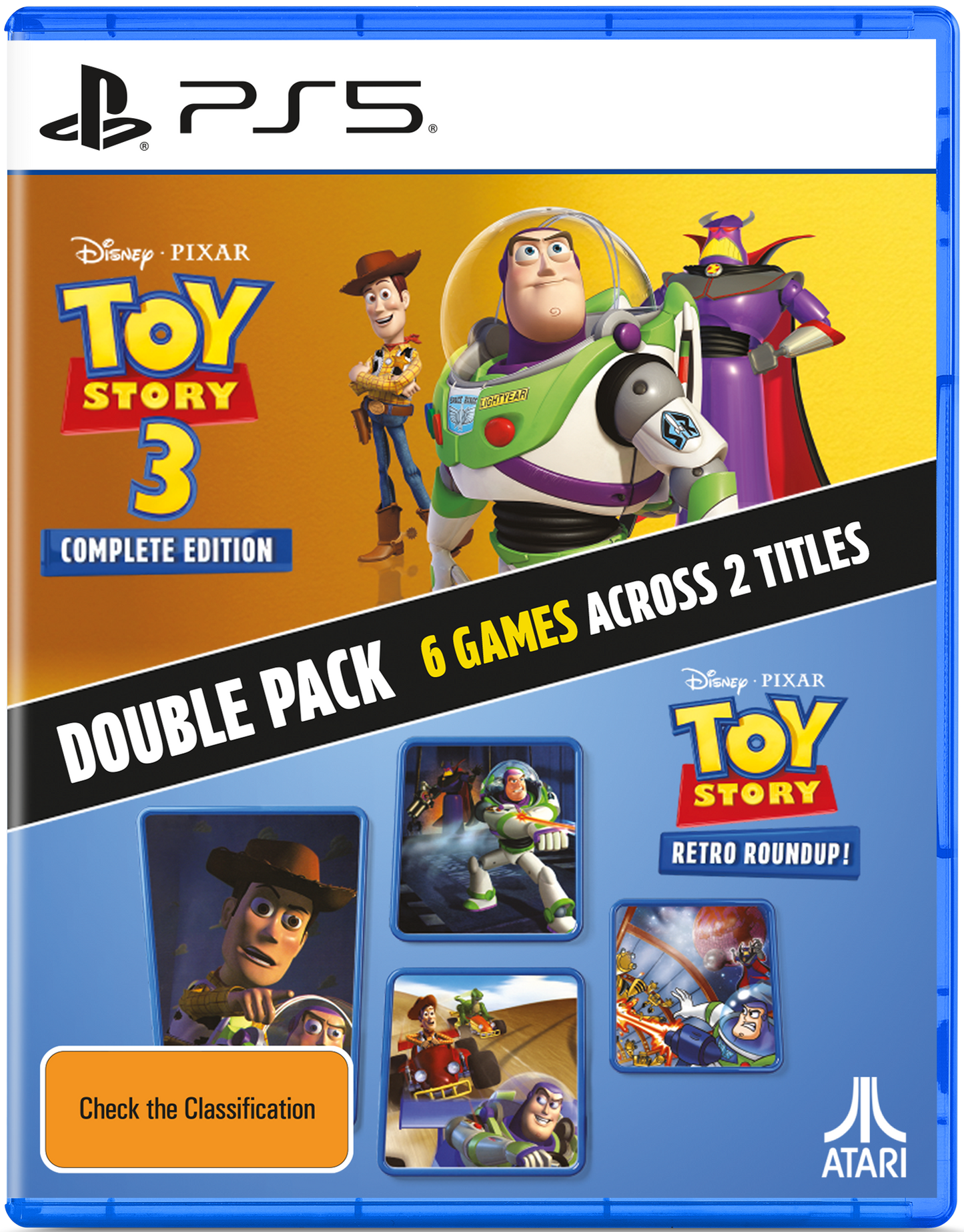 Toy Story Retro Roundup + Toy Story 3 Complete Edition Double Pack - PS5