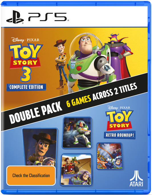 Toy Story Retro Roundup + Toy Story 3 Complete Edition Double Pack - PS5