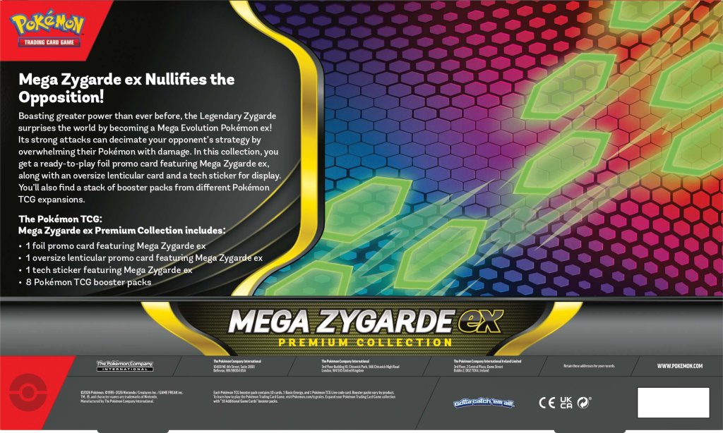 Pokémon TCG Mega Zygarde ex Premium Collection