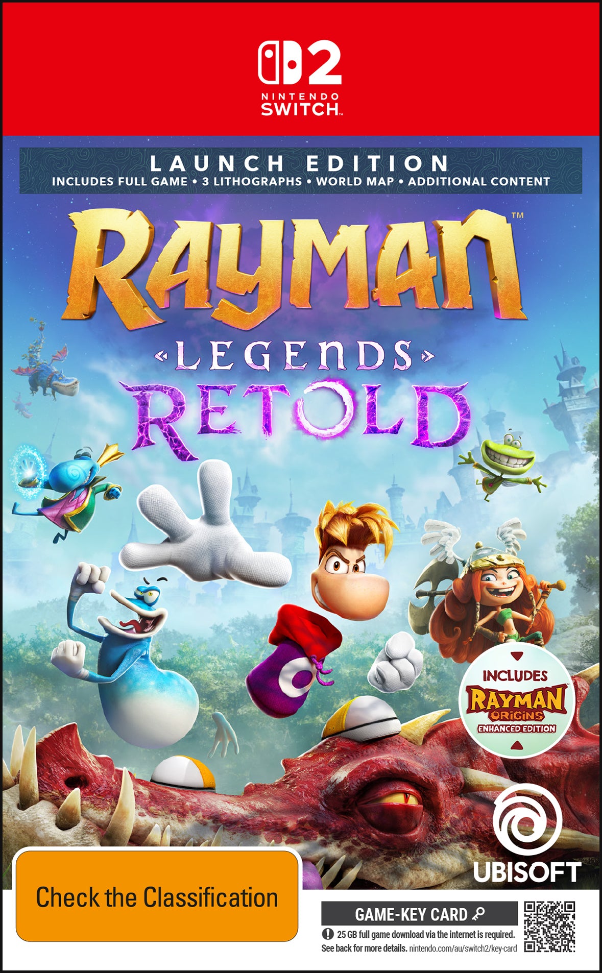 RAYMAN LEGENDS RETOLD LAUNCH EDITION