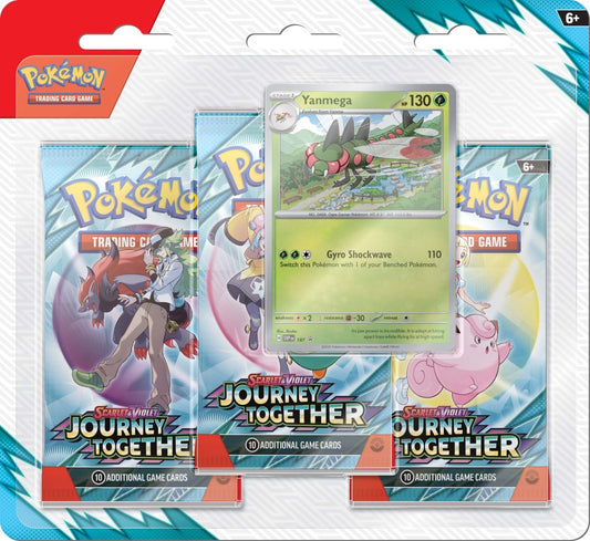 POKEMON TCG - JOURNEY TOGETHER 3 BOOSTER BLISTER(YANMEGA)