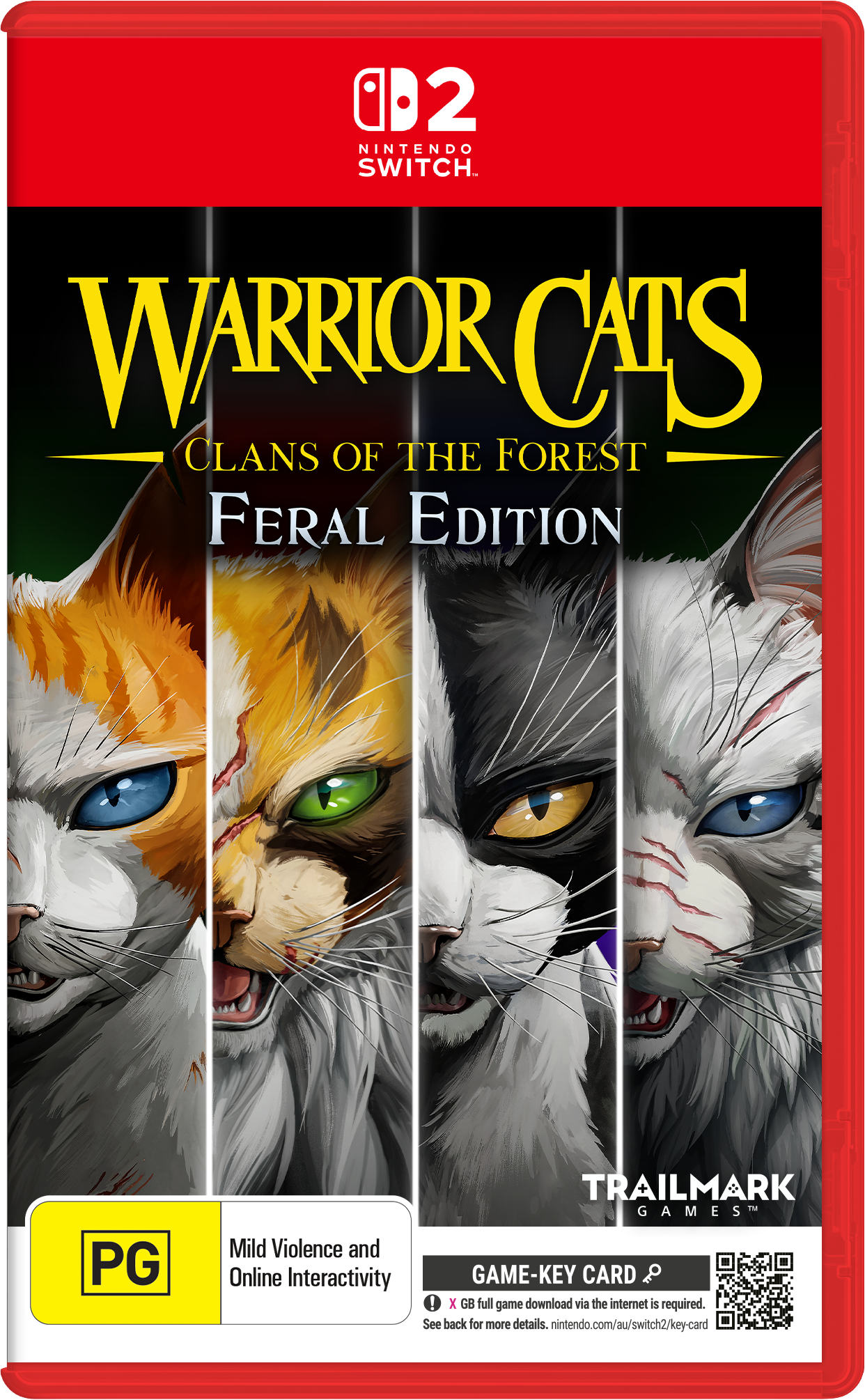 Warrior Cats Clans of the Forest Feral Edition - SWITCH 2