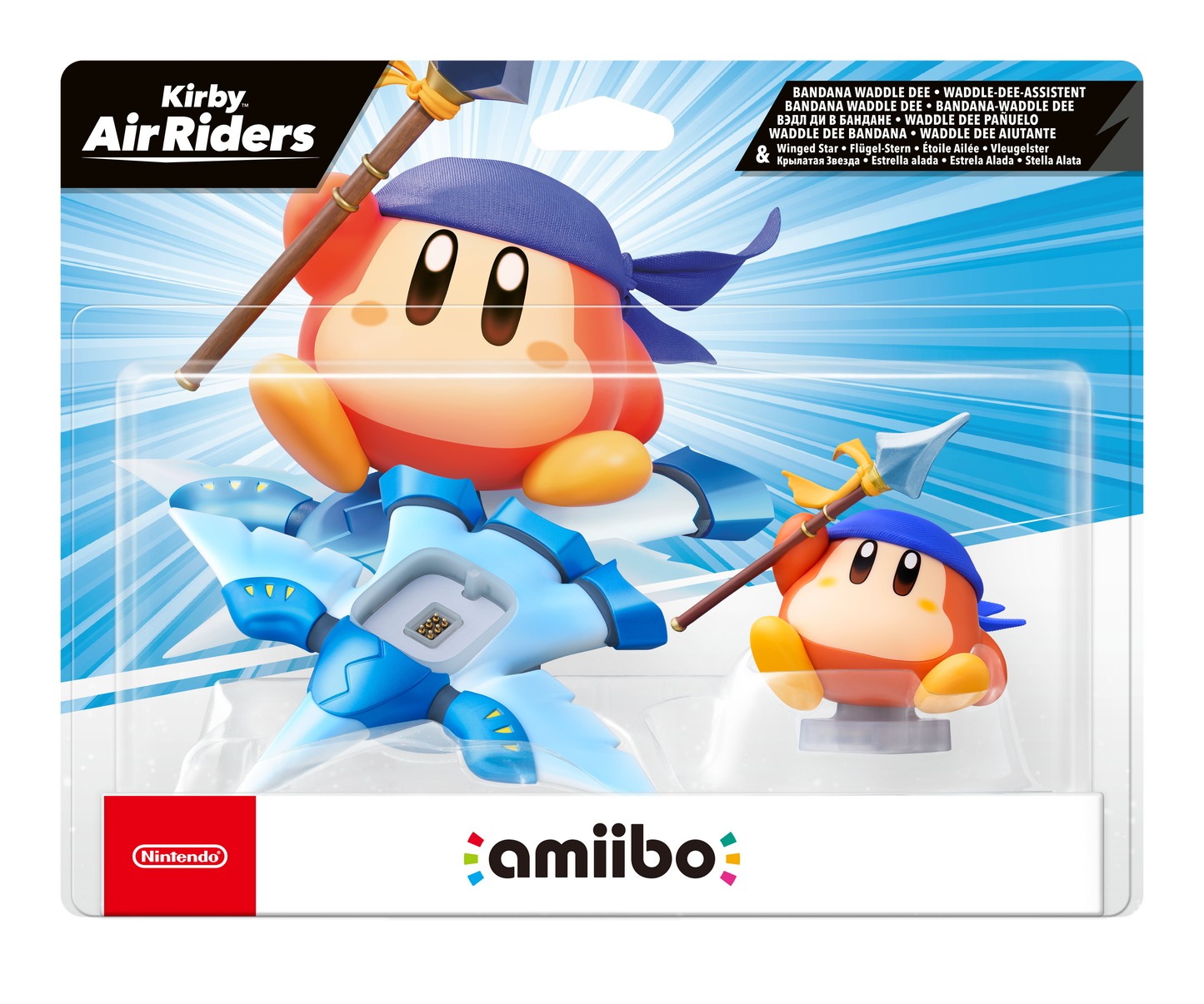 amiibo Kirby Air Riders - Bandana Waddle Dee & Winged Star