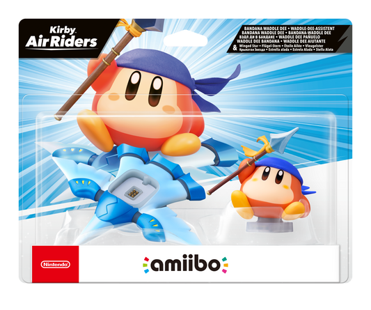 amiibo Kirby Air Riders - Bandana Waddle Dee & Winged Star