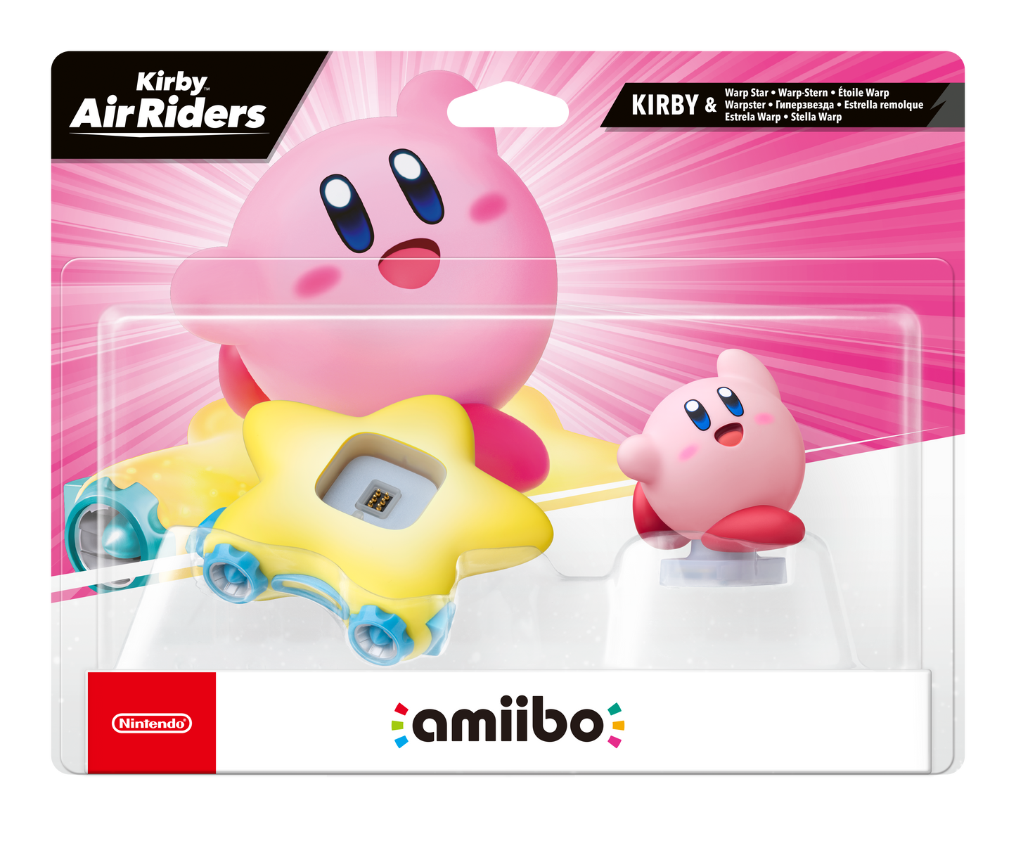 amiibo Kirby Air Riders - Kirby & Warp Star