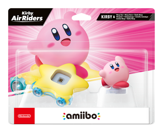 amiibo Kirby Air Riders - Kirby & Warp Star