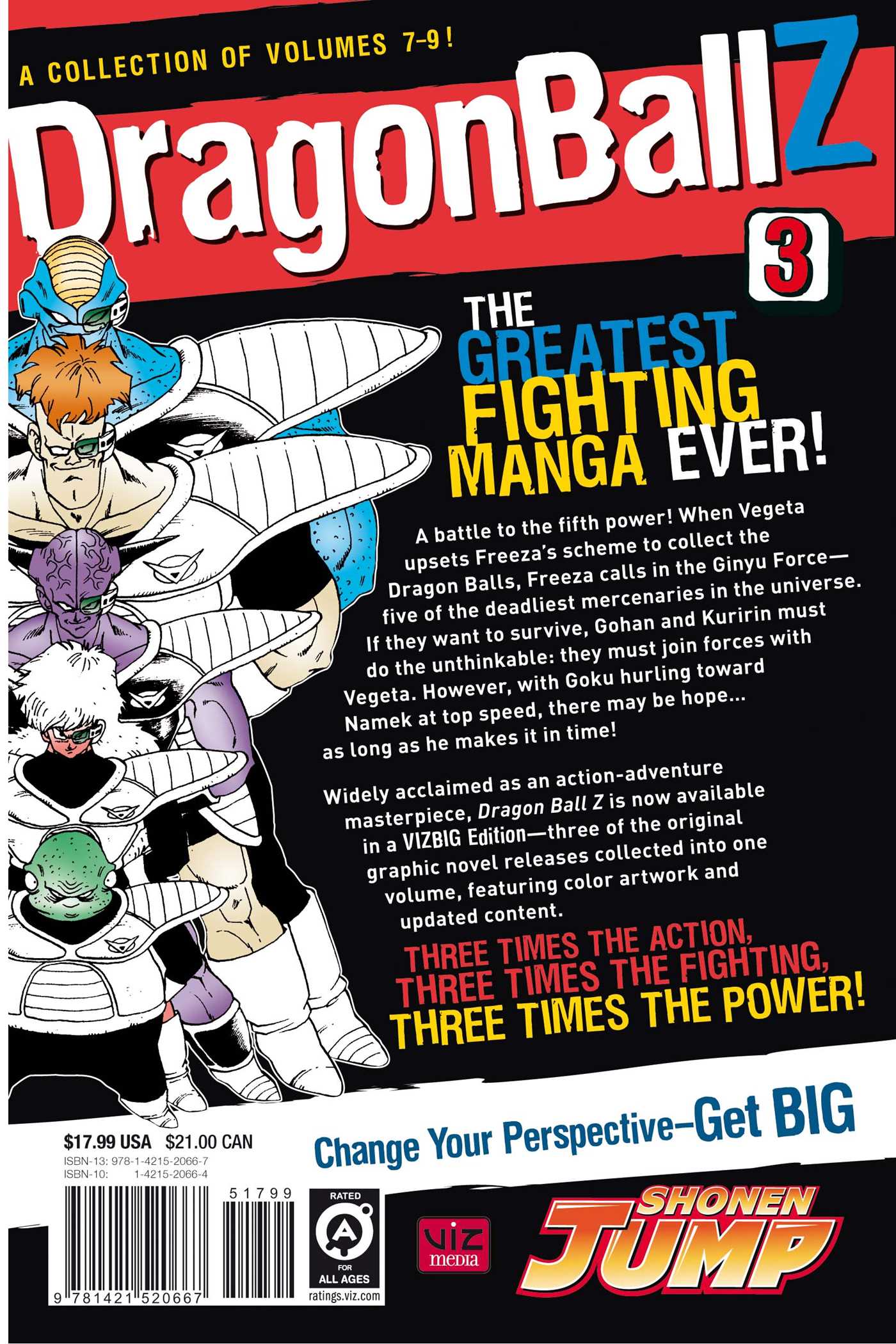 Dragon Ball Z (VIZBIG Edition), Vol. 3