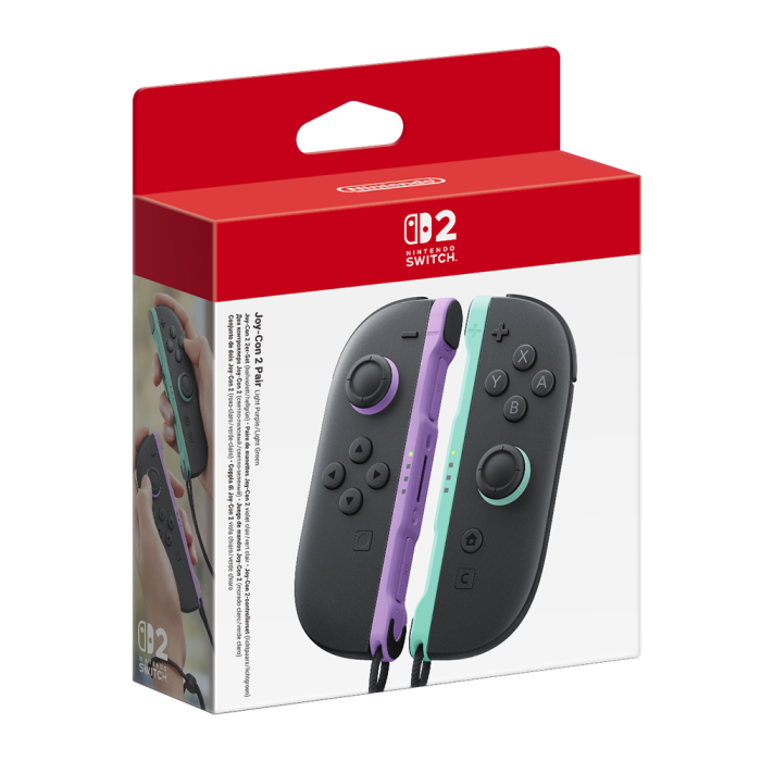 Nintendo Switch 2 Joy Con 2 Pair(Light Purple/Light Green)
