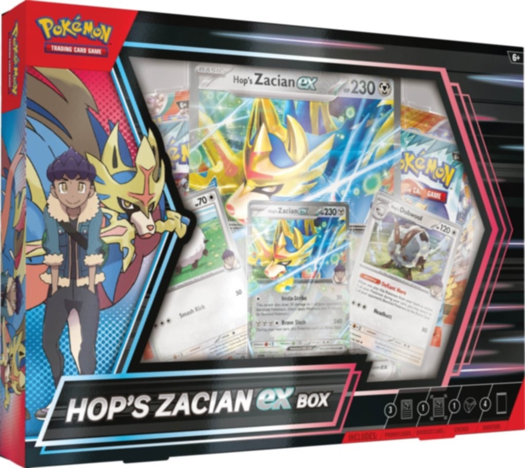 POKEMON TCG: Hop's Zacian ex Box